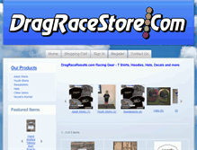 Tablet Screenshot of dragracestore.com